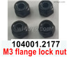 Wltoys 104072 M3 flange lock nut.104001.2177.